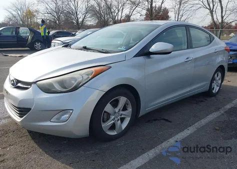 2013 Hyundai Elantra Gls from USA, damaged, VIN 5NPDH4AE3DH290531